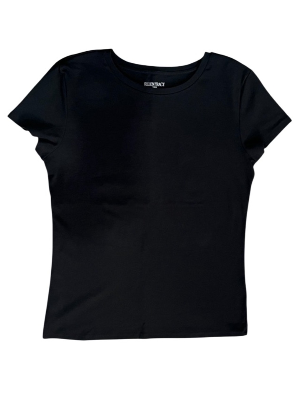 🌸2/$12🌸 Ellen Tracy Tee T-Shirt Black Size Large